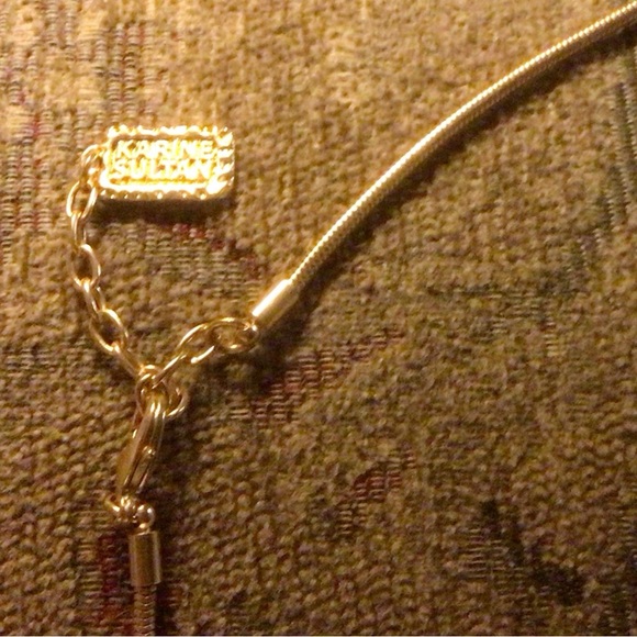 KARINE SULTAN Gold Plated Bib Necklace - Picture 5 of 5